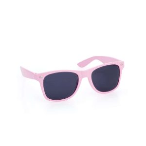 Lunettes de soleil modèle classique rose clair