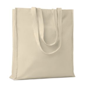 Sac de courses en coton avec longues anses naturel