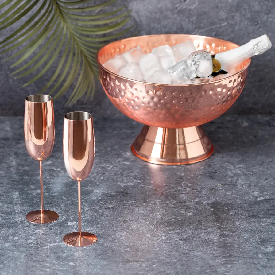 Ensemble de flûtes à champagne – Or rose - Afbeelding 6