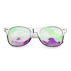 Classic caleidoscoop bril zilver | big flower