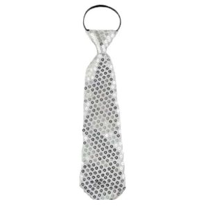 Glitter Tie Silver