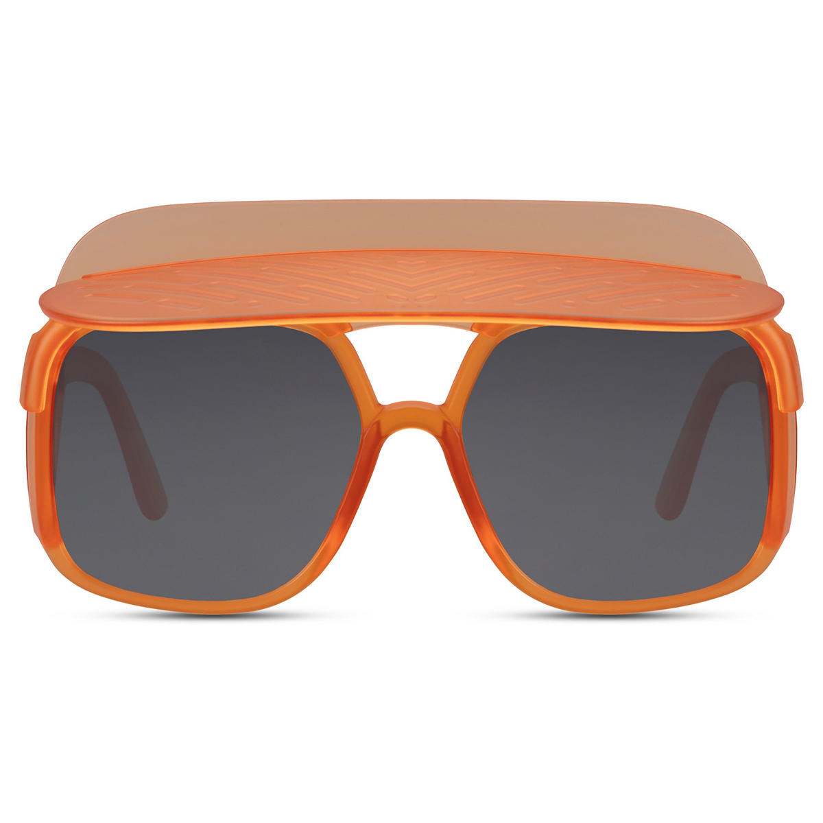 Sonnenbrille mit Sonnenblende orange - Afbeelding 3