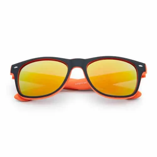 Classic colors zonnebril | oranje-gele spiegel lenzen - Afbeelding 2