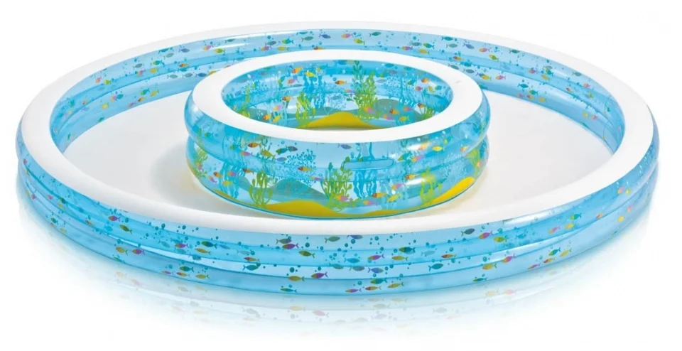 Intex kinderzwembad wishing well pool blauw 279 x 36 cm